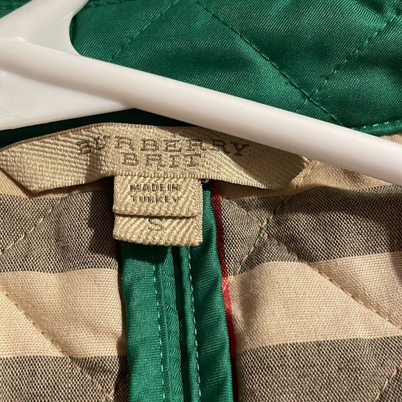 Burberry Green Quilted Jacket - Picture 5 of 9